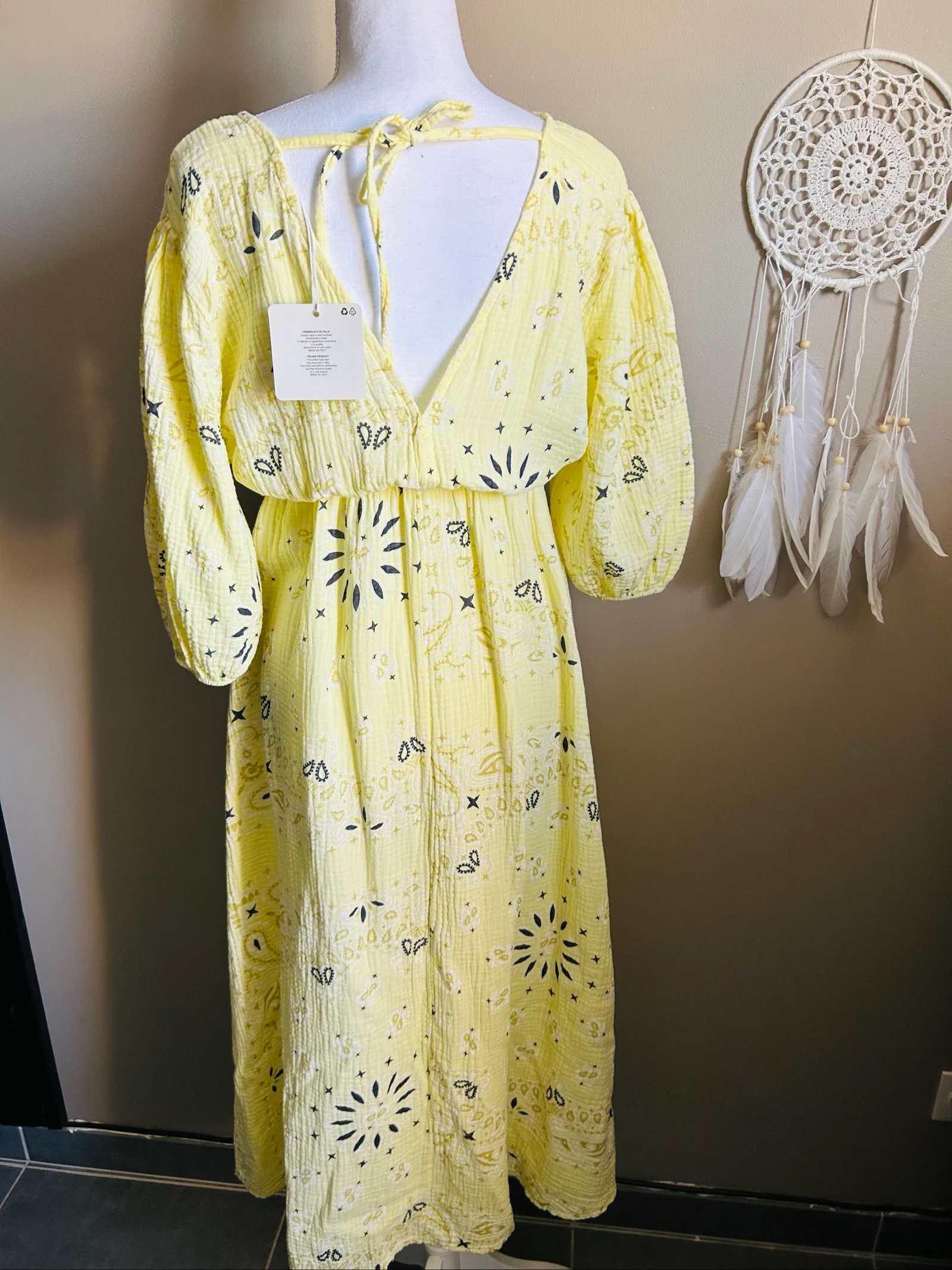 Bohemian cotton gauze dress – photo 7
